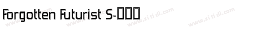 Forgotten Futurist S字体转换